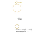 Stainless Steel Hand Support Chain Snake Chain Double Layer Twin - Norellé
