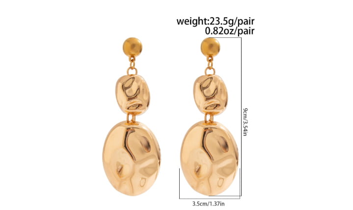 Glossy Pleated Necklace