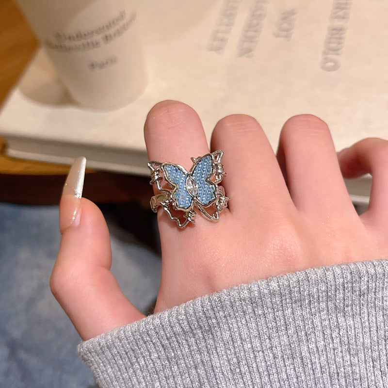 Fairy Temperamental High-grade Opening Adjustable Index Finger Ring - Norellé