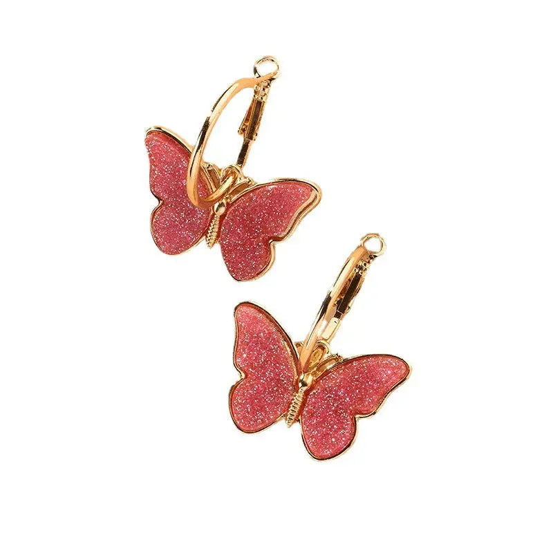 Fashion Simple Women Butterfly Studs - Norellé