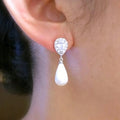 Water Drop Creative Drop Earrings Inlay - Norellé