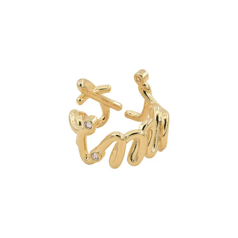 Simple And Irregular Ring Personality Ornament - Norellé