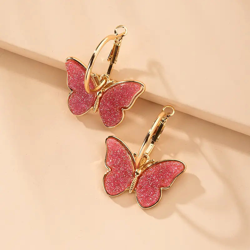 Fashion Simple Women Butterfly Studs