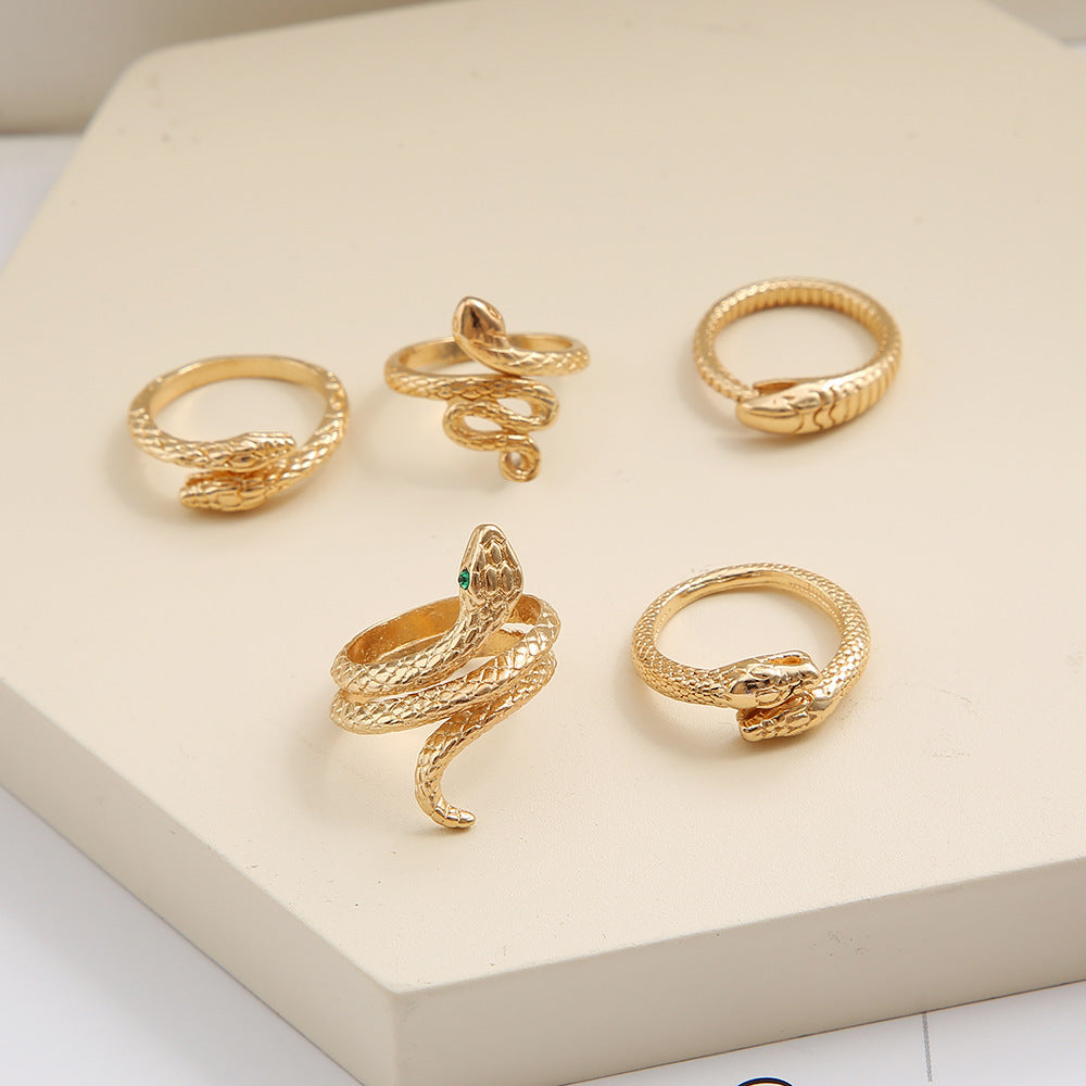 Snake Ring Suit 5-piece Metal Joint - Norellé