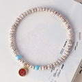 Single-wrap Bracelet Crescent Moon High Density Smooth And White - Norellé