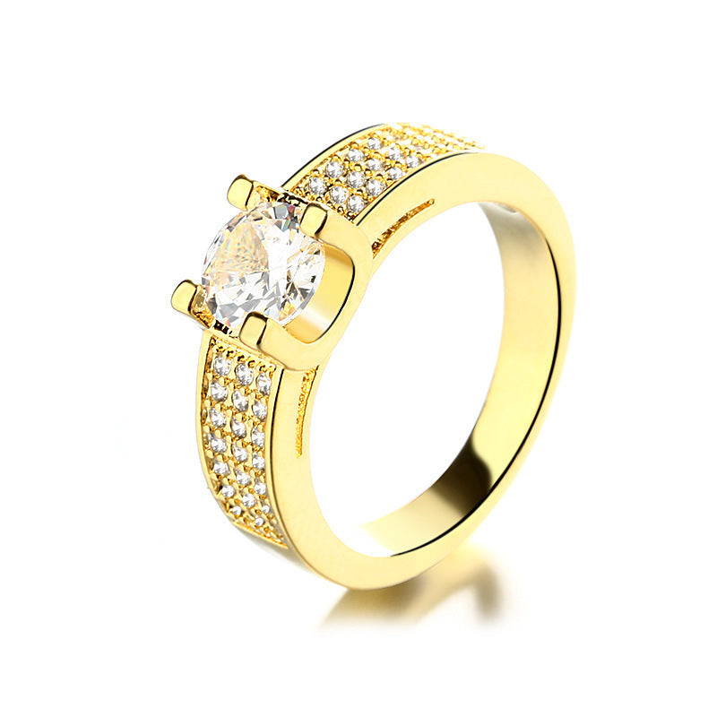 High-grade Plated 18K Four-claw Ring - Norellé