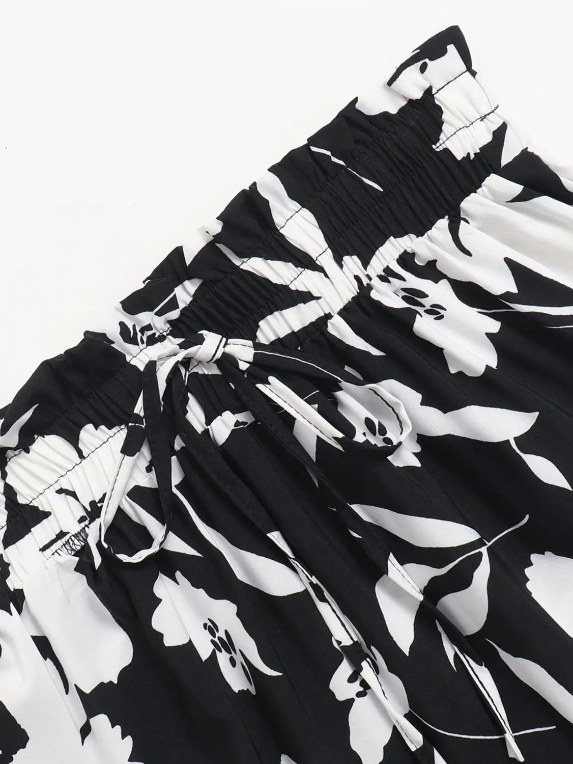 Printed A- Line Skirt Pleated Women