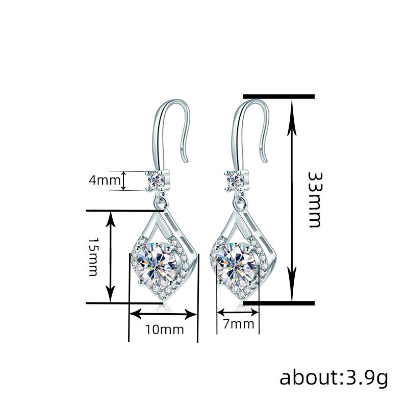 Earrings Fashion Shiny Zircon - Norellé