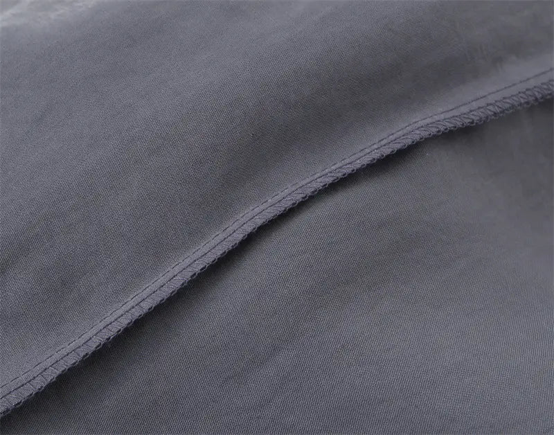 With Belt Paper Bag Type Draping Casual Trousers