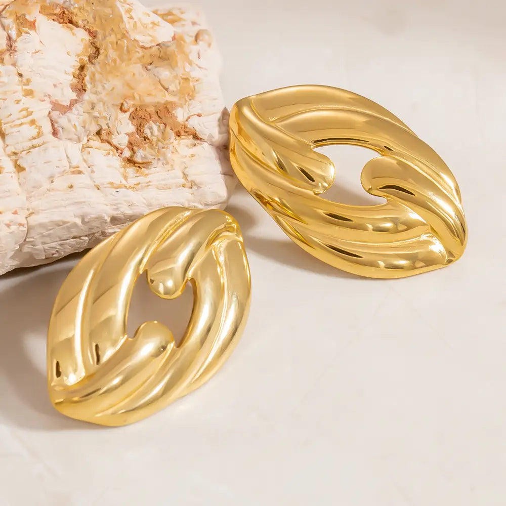 Stainless Steel High-grade Irregular Earrings