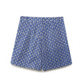 Embroidered High Waist Shorts - Norellé