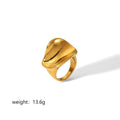 Women's 18K Gold Stainless Steel Ring - Norellé