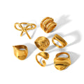Women's 18K Gold Stainless Steel Ring - Norellé