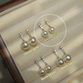 Pearl S925 Silver Stud Earrings For Women - Norellé