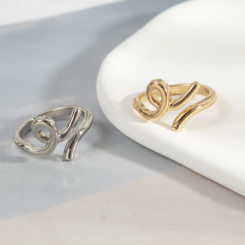 European And American Style Personality Geometry Ring - Norellé