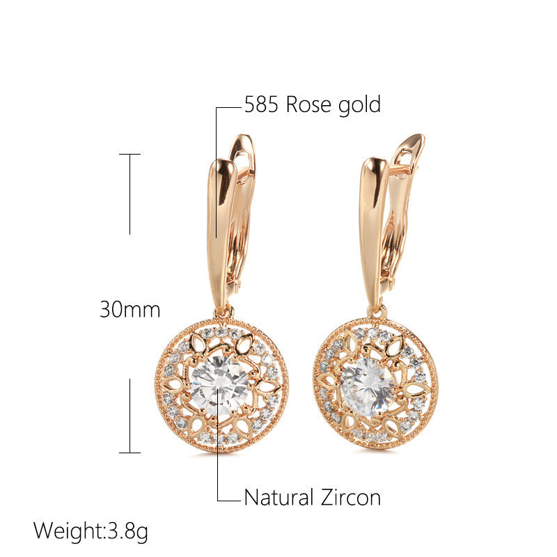 Fashion Shiny Water Drop Zircon Earrings - Norellé