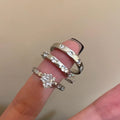 Korean Style Hot Refined And Simple Zircon Ring - Norellé
