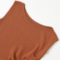 Classic Slim-fit Sleeveless Asymmetric Sweater - Norellé
