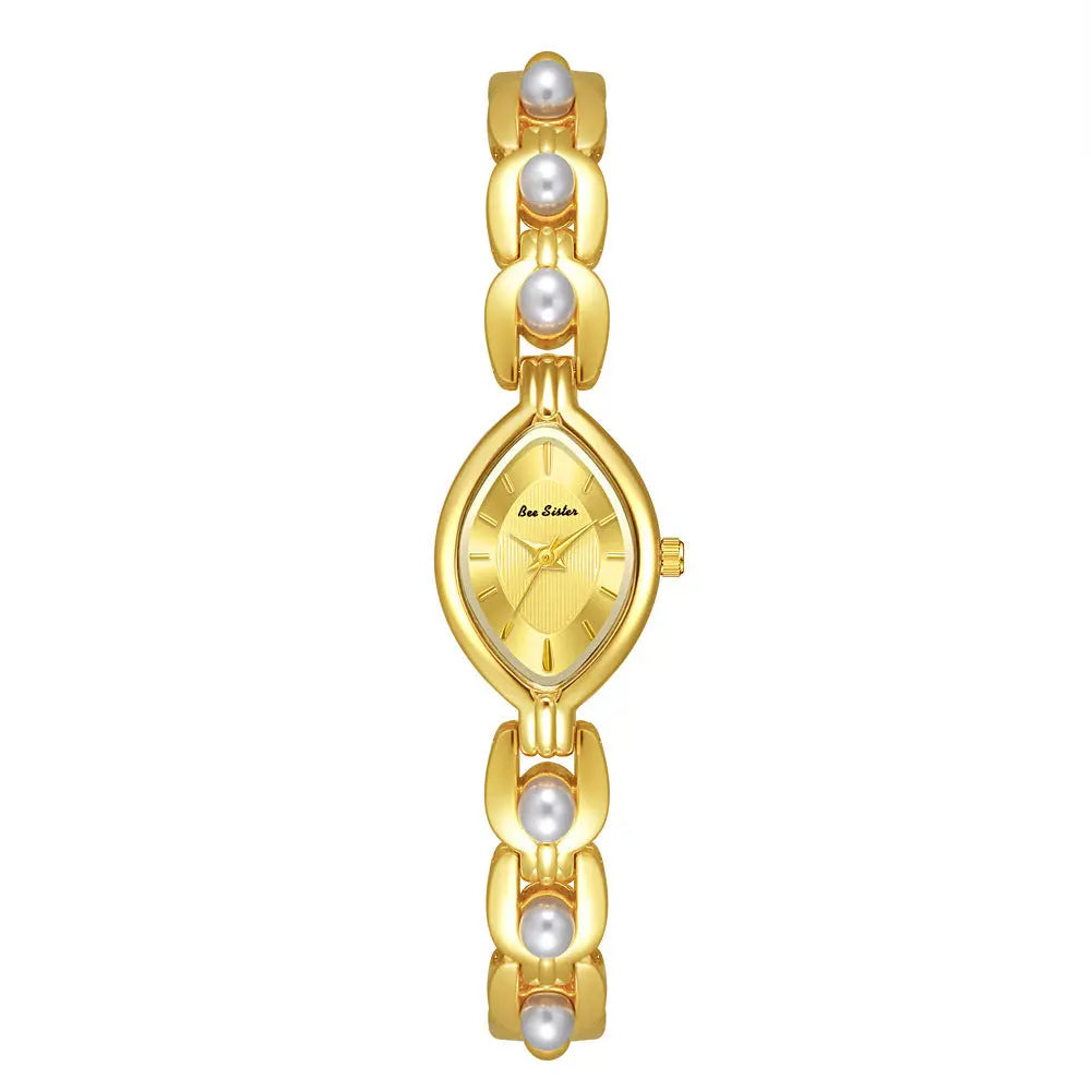 Mid-ancient Light Luxury Imitation Pearl Elegant Women's Watch - Norellé