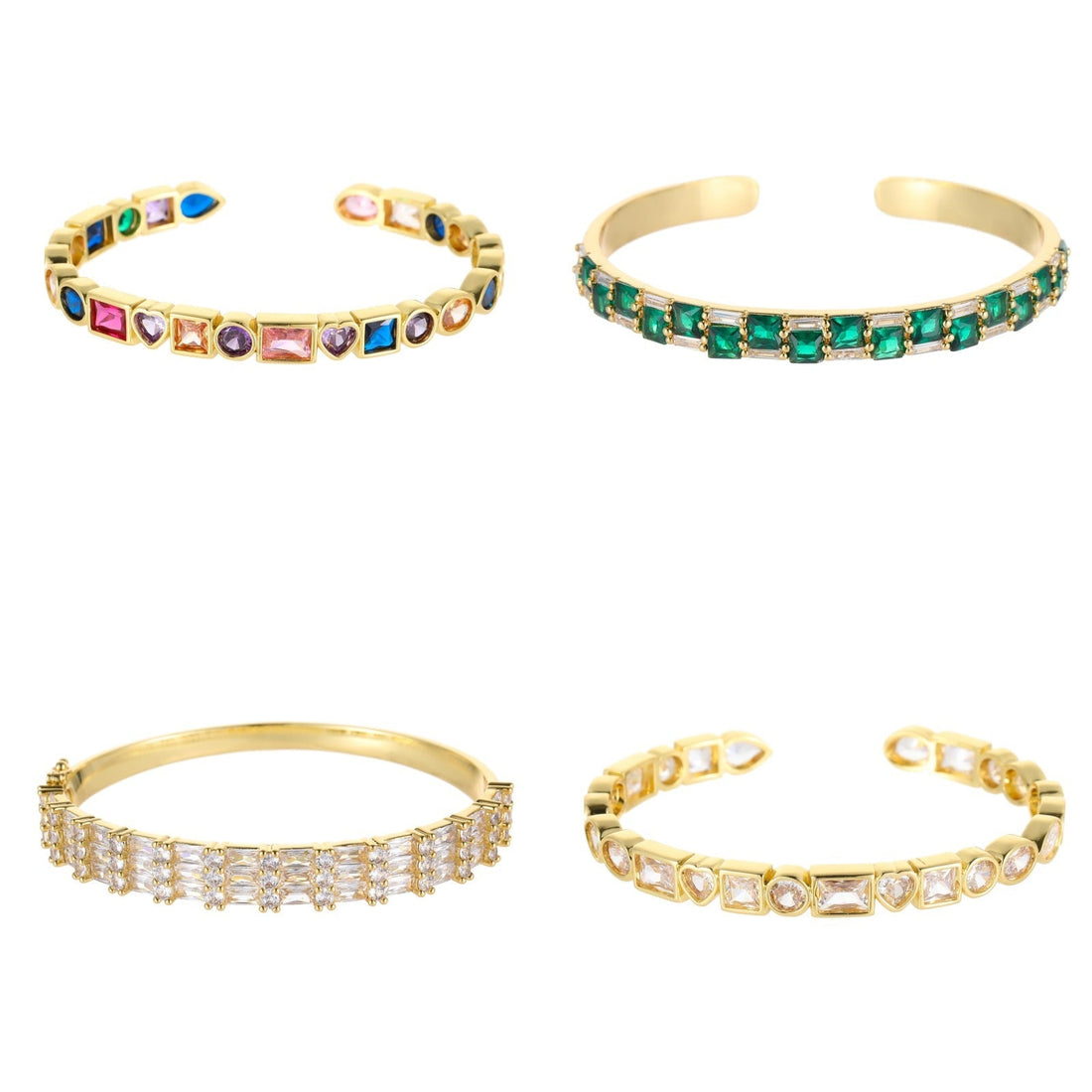 Retro Color Zirconium Ladies' Bracelet - Norellé