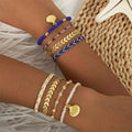 Bohemian Ocean Wind Starfish Shell Pearl Anklet - Norellé