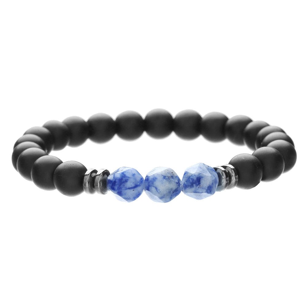 Simple Turquoise Wooden Bead Bracelet - Norellé