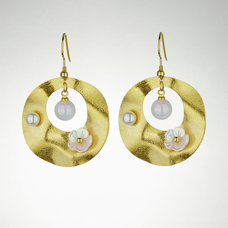 High Fashion Design Golden Butterfly Tassel Earrings - Norellé