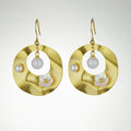 High Fashion Design Golden Butterfly Tassel Earrings - Norellé