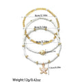 Woven Adjustable Women's Anklet 3-piece Set - Norellé