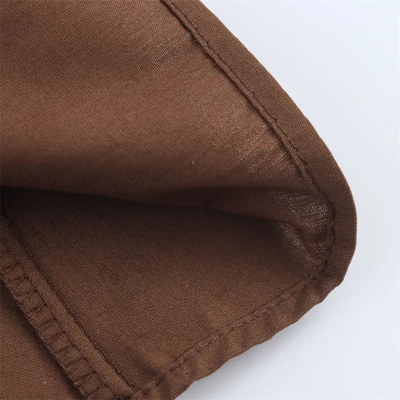 With Belt Midi Skirt Dress