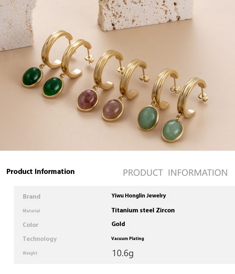 Titanium Steel Earrings