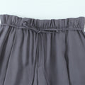 With Belt Paper Bag Type Draping Casual Trousers - Norellé
