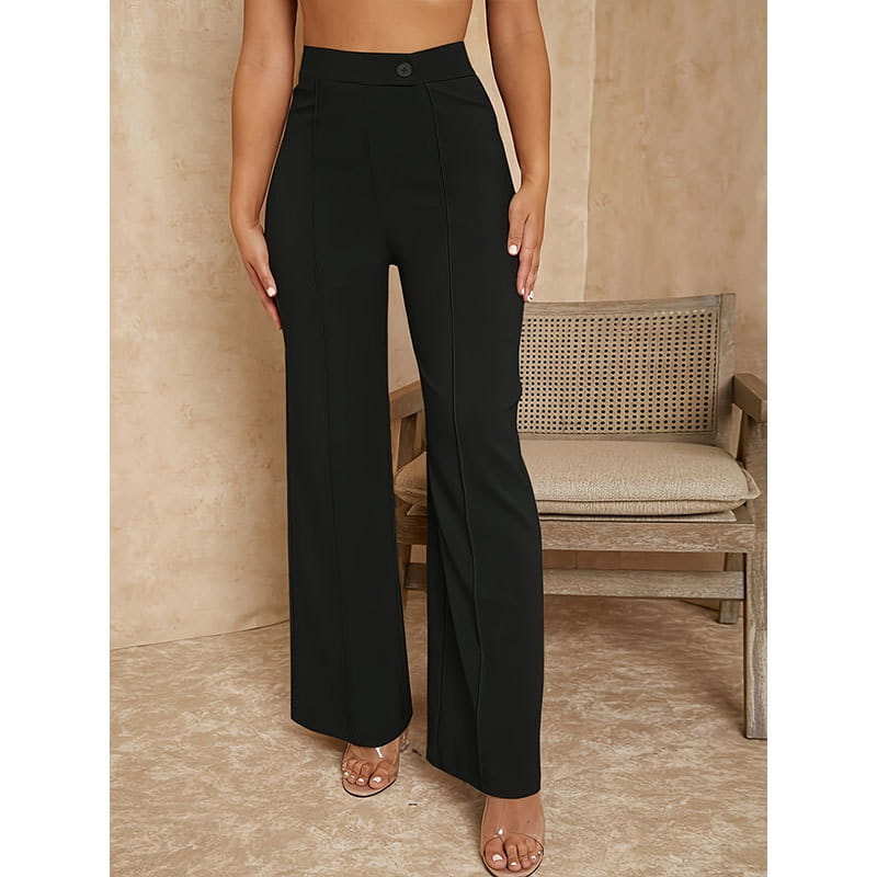 Fashion Personality Female Straight Flare Pants