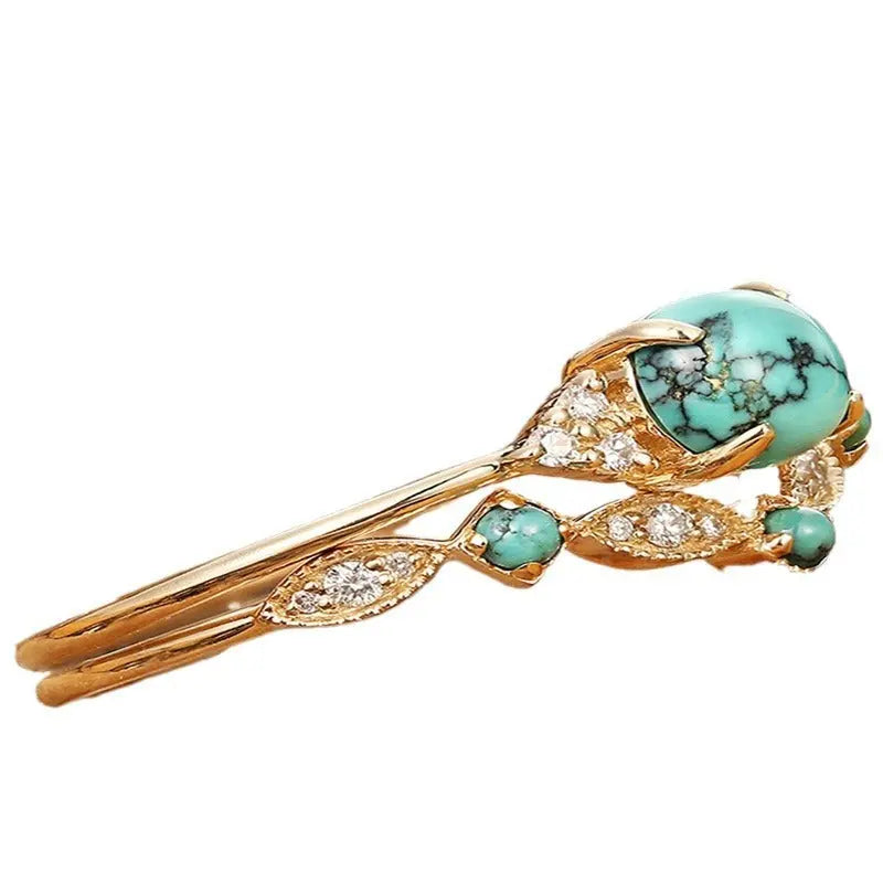 Women's Retro Turquoise Ring - Norellé