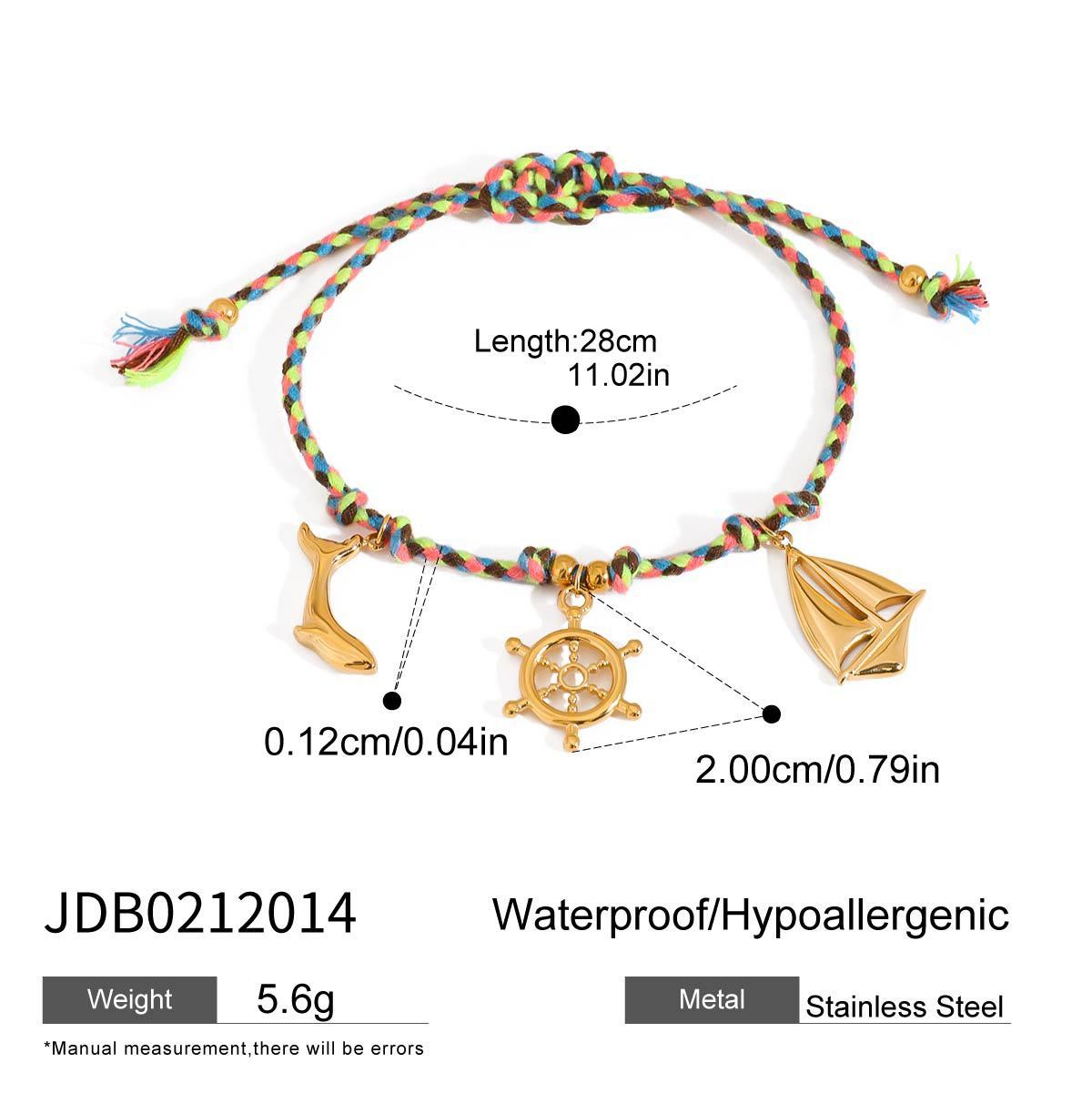 Marine Woven Diy Bracelet Stainless Steel - Norellé