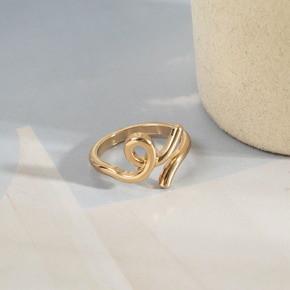 European And American Style Personality Geometry Ring - Norellé