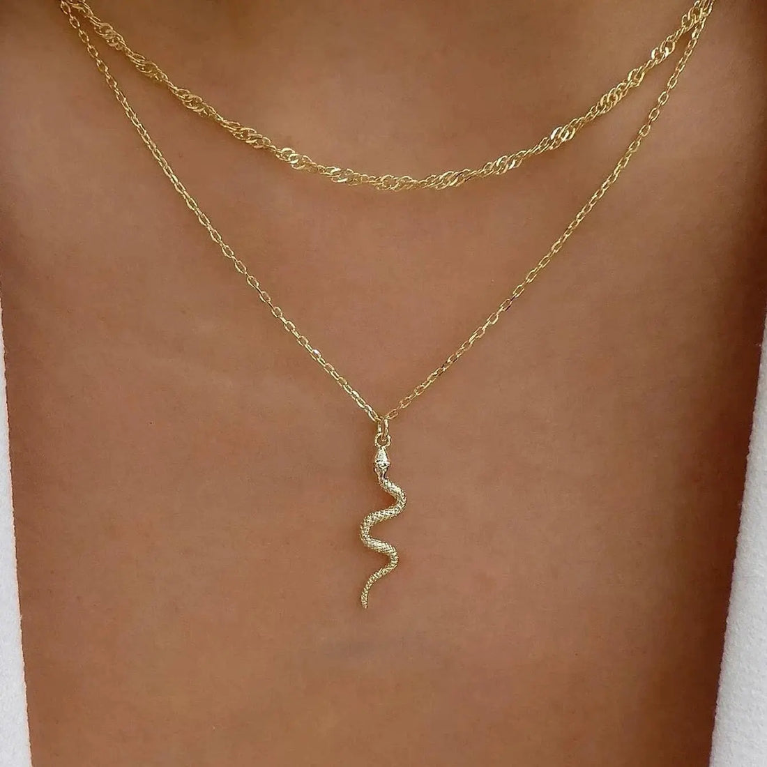 Snake Necklace Female Minority Simple - Norellé