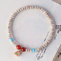 Single-wrap Bracelet Crescent Moon High Density Smooth And White - Norellé