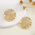 Light Luxury Trend Golden Retro Easy Matching Eardrops Earrings - Norellé