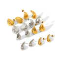 18K Gold High-grade Titanium Steel Simple Women's Ear Studs - Norellé