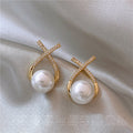 Silver Needle Fashion High-grade Diamond Enamel Earrings - Norellé