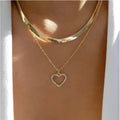 Multilayer Trend Elegant Jewelry Long Snake Chain Crystal - Norellé