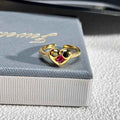 French Rose Zircon Light Luxury High-grade Ring - Norellé