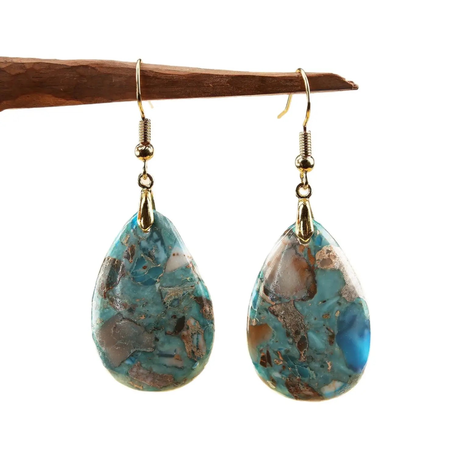 Women’s Natural Stone Simple Earrings