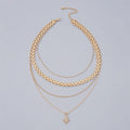 Multilayer Trend Elegant Jewelry Long Snake Chain Crystal - Norellé