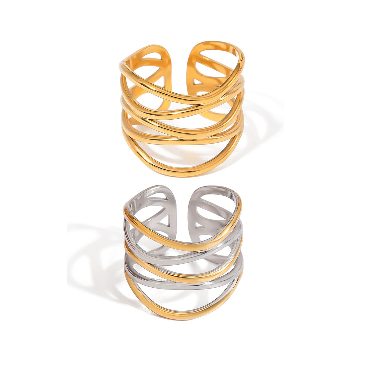 Stainless Steel Ring Titanium Steel No Fading - Norellé