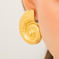 Stainless Steel High-grade 18K Real Gold Irregular Earrings - Norellé