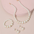 Children's Clavicle Necklace Earring Bracelet Suit - Norellé