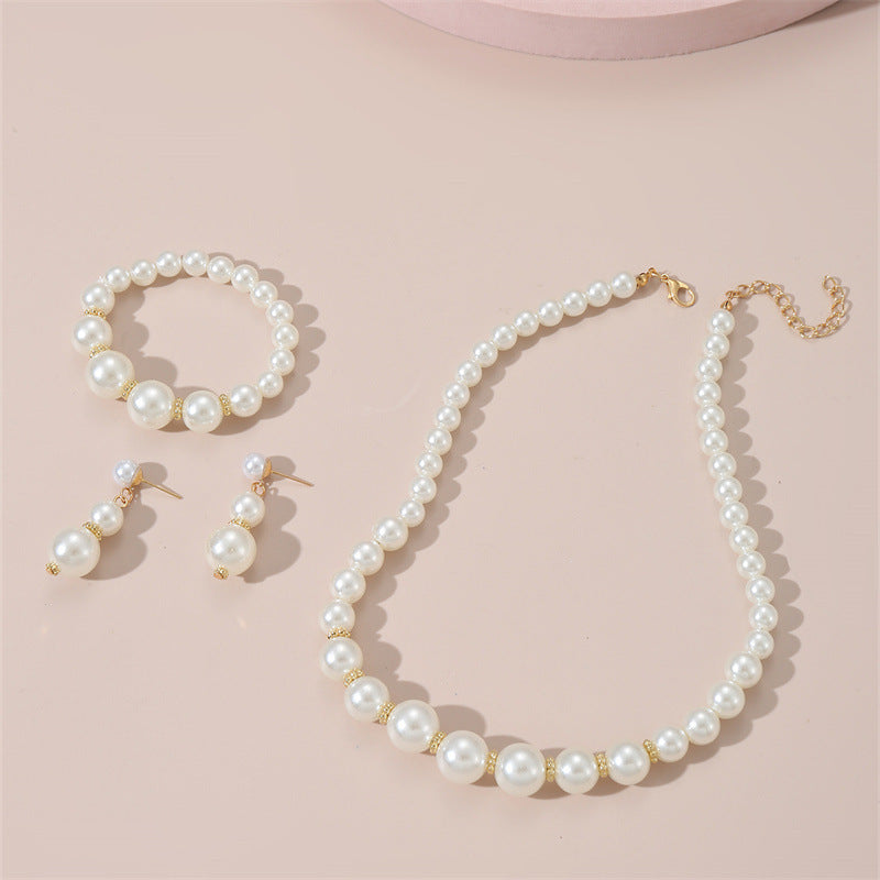 Children's Clavicle Necklace Earring Bracelet Suit - Norellé