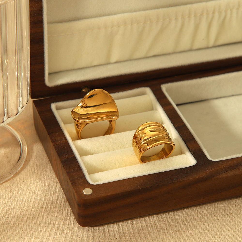 Women's 18K Gold Stainless Steel Ring - Norellé
